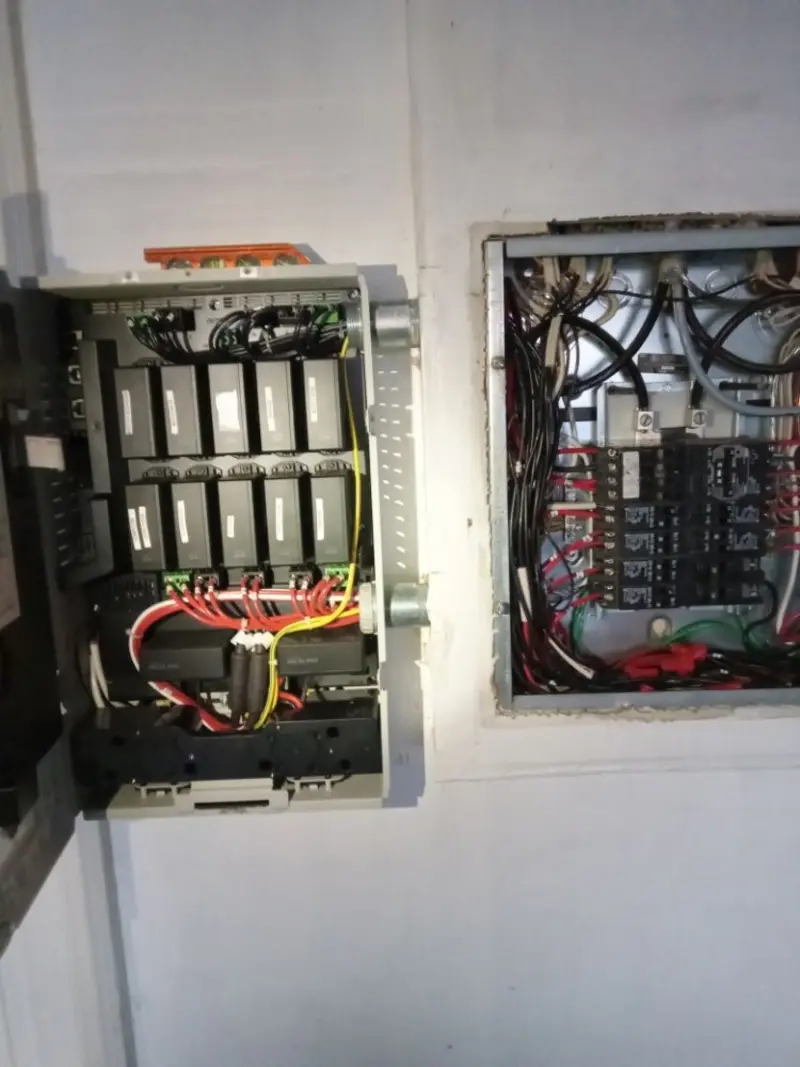 Electrical panel upgrade completed for Indoor Lighting Installation in Milan